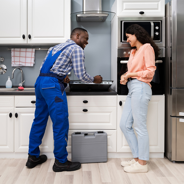 can you provide an estimate for cooktop repair before beginning any work in Centerville MN